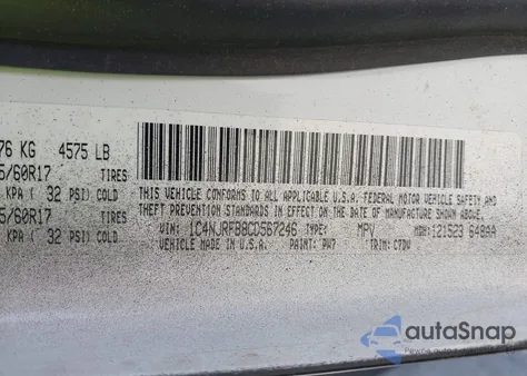 2012 Jeep Patriot Latitude from USA, damaged, VIN 1C4NJRFB8CD567246